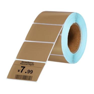 Imagem de PATIKIL 800 etiquetas térmicas, etiquetas de impressora térmica de 3 x 5 cm, etiquetas autoadesivas, rolo de papel retangular, pequeno para impressora, etiqueta de envio, endereço de código de barras