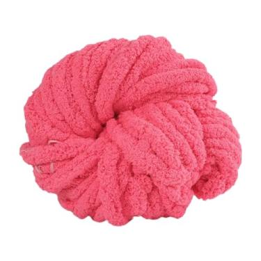 Imagem de Vaveren Fio grosso e encorpado para tricô manual, crochê, tecido, fio volumoso para suéteres e tapeçarias, Vermelho Melancia