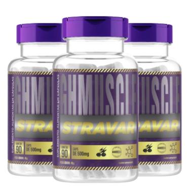 Imagem de Kit 3x Stravar Original Laboratório Ghmuscle-Unissex