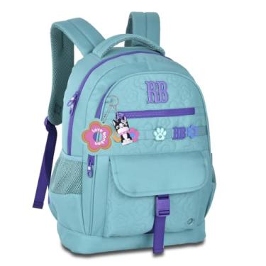 Imagem de Mochila Escolar Rebecca Bonbon Bolsa Juvenil com chaveiros RB26235 (Verde)