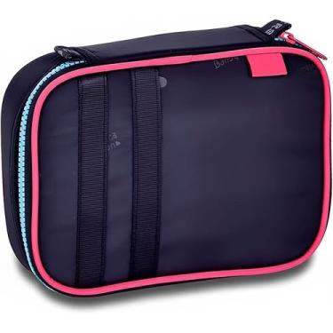 Imagem de Estojo Juvenil Box Escola Faculdade Várias Cores 15x22x5 (Azul Marinho)