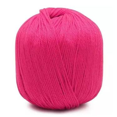 Imagem de Fio bella amigurumi cor 0327 fucsia 203 metros 100 gramas pingouin