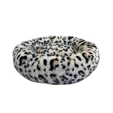 Imagem de CAMINHA DONUT NUVEM PET PELUCIA REDONDA CAMA PELUCIADA NINHO CASINHA CASA COLCHONETE Cachorros Gatos(ONÇA,M)