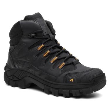 Imagem de Coturno Cano Curto Adventure Masculino Bota Masculina Em Couro Aventur