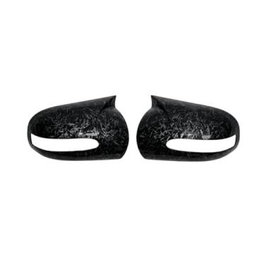 Imagem de Peças de estilo porta lateral do carro retrovisor espelho lateral tampas estilo Compatível com benz e c-class w211 w203 2001-2007(Forged Grain)