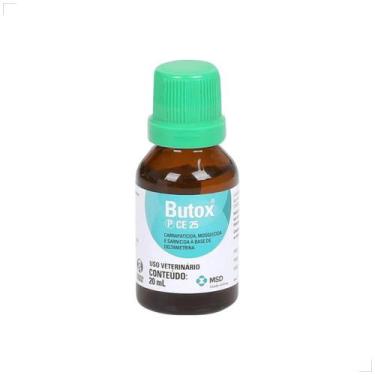 Imagem de Butox 20ml Antipulgas e Carrapatos para Cães e Gatos Medida:20ml - MSD