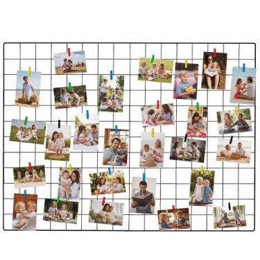 Imagem de Kit 3 Painel de Fotos Memory Board 60x80cm Preto Quadro de Recados Por