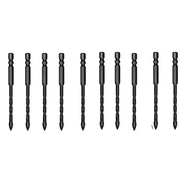 Imagem de Conjunto De Bits De Hard Alloy CrossedAngle Spearhead Hex Handle Cerâmica Concreto para Telha De Tijolo De Vidro De Madeira