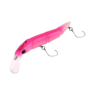 Imagem de Isca Minnow De 70mm, 4 Seções, 4.3g, Com Gancho Único, Wobber Para Tru