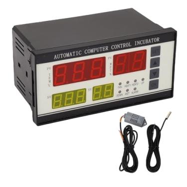 Imagem de Marhynchus Incubadora de Ovos Controlador de Temperatura Termostato Incubadora Automática de Controle de Computador Com Display Digital para Incubação de Ovos 0-99 ℃ Sensor de Umidade e