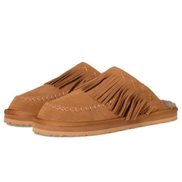 Imagem de Free People Mules femininos Fallon Fringe, Camurça caramelo, 35