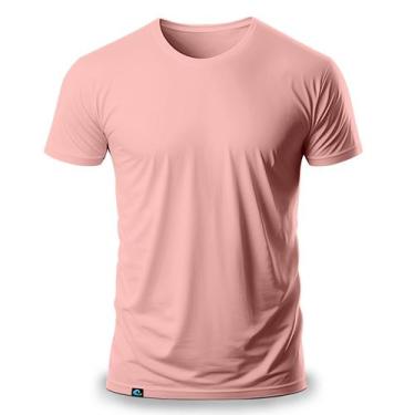 Imagem de Camiseta Masculina Lisa 100 Algodão Fio 30.1 Resistente Dia a dia Bási