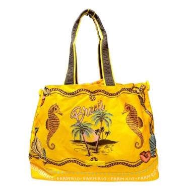 Imagem de FARM - BOLSA CARIOCA TOTEBAG FARM ETC ESTAMPA SOUVENIR BAHIA AMARELO