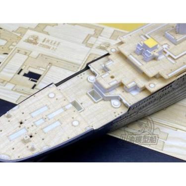 Imagem de CY350084 Folha de mascaramento de deck de madeira 1/350 para modelo Minicraft 11318 RMS Titanic