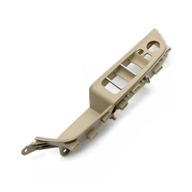 Imagem de Compatível com bmw série 6 gt g32 2017-2022 630i 640i lhd rhd frente interior maçaneta da porta painel janela levantador interruptor capa guarnição(LHD Beige-FL)