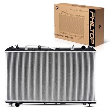 Imagem de PHILTOP Radiador de núcleo compatível com 1997-2001 Camry 3.0L, 1997-2001 ES300, 1999-2003 Solara 3.0L Cooler de óleo de transmissão incluído
