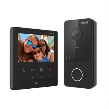 Imagem de Kit Vídeo Porteiro HiLook VIK46P WIFI IP65 Full HD 2MP Hilook Hikvisio