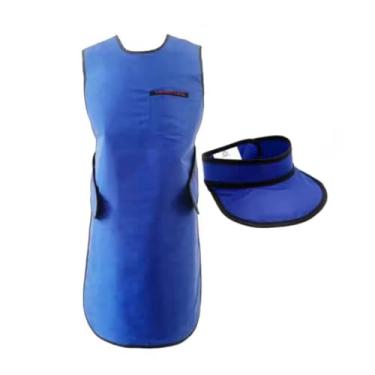 Imagem de Avental de Chumbo 0.35mmpb 0.5mmpb Lead Radiation Apron With Thyroid Shield Collar, Comfortable Fit For X-Ray Protection(0.5mmpb 35.43x23.62in)