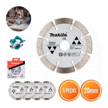 Imagem de Rebolo diamantado 105x10x20mm segmentado 5pc - CDS, UNIC, UNIC