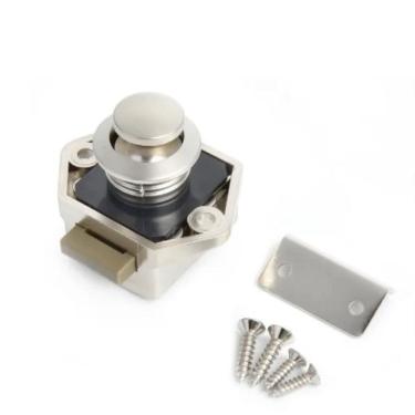 Imagem de Trava Push Lock Armários Pequeno Motorhome Trailer Barco