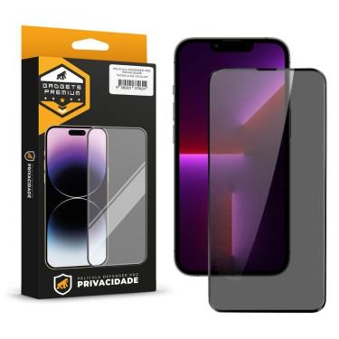 Imagem de Película Para Iphone 13 Pro - Defender Pro Privacidade - Preta - Gshield