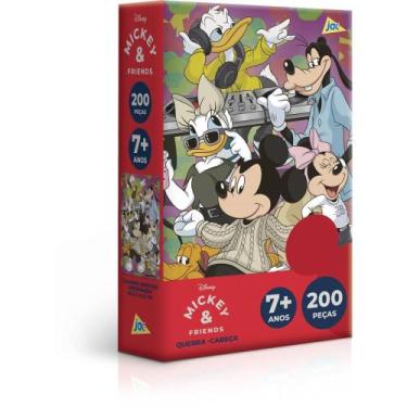 Imagem de QUEBRA-CABEÇA Cartonado Mickey Real Life 200 Peças - Toyster