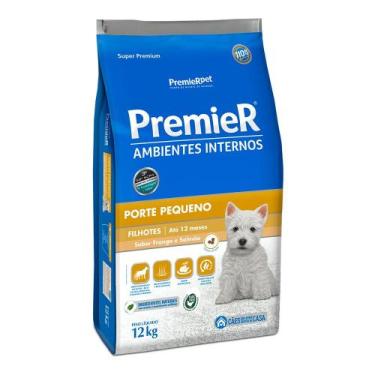 Imagem de Ração Seca PremieR Ambientes Internos Frango e Salmão para Cães Filhot