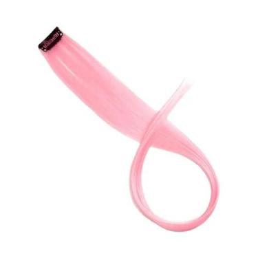 Imagem de Extensão De Cabelo Sintético Longo E Colorido Em Cores Arco-Íris, Roxo