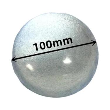 Imagem de Peso De Papel Em Cristal Transparente Em Forma De Meia Bola Para Fotog