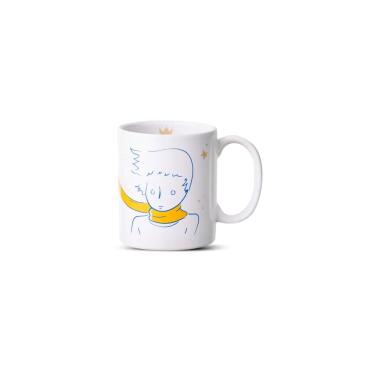 Imagem de Caneca de Chá de Cerâmica Pequeno Principe Moncloa Branco 300ml