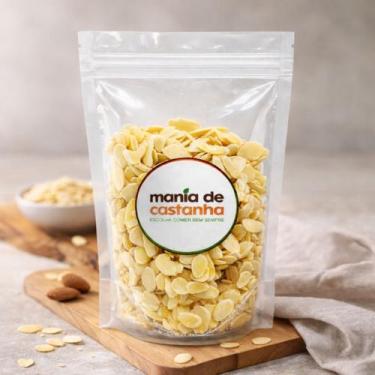 Imagem de Amêndoa Laminada 1kg - Mania De Castanha