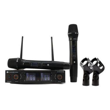 Imagem de Microfone sem Fio Kadosh K502m + 2 Cachimbos