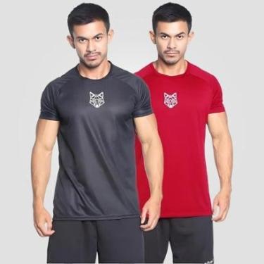 Imagem de Kit 2 Camisetas Masculina Dry Alpha Co-Masculino
