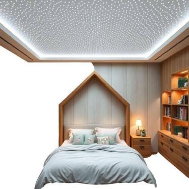 Imagem de Kit Reluzente 400 Fibra Ótica Rgb Iluminação Decorativa