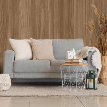 Imagem de Papel de Parede Adesivo Autocolante Decorativo Imitação Madeira 10 MET