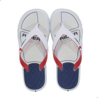 Imagem de Chinelo Rider R1 Prime Easy Branco/vermelho/Azul