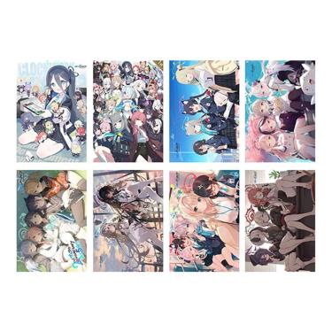 Imagem de Conjunto de pôsteres de arte de parede de anime Mo Dao Zu Shi 8 peças 42x29cm