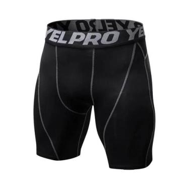 Imagem de Shorts Esportivos Masculinos De Compressão Respiráveis De Secagem Rápi