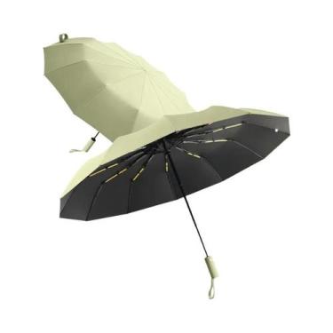 Imagem de Guarda-chuva Automático Grande De 24 Polegadas Com Proteção UV, Leve E