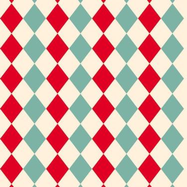 Imagem de Papel De Parede Xadrez Verde E Vermelho Autocolante Sala