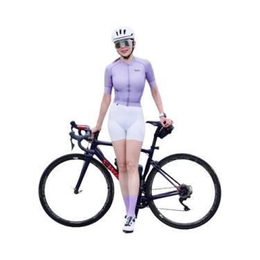 Imagem de Camiseta De Ciclismo Feminina De Secagem Rápida E Respirável Com Manga