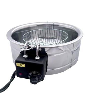 Imagem de Tacho Aço Inox Fritadeira Industrial Elétrica 4 Litros 127V - IPECOZIN