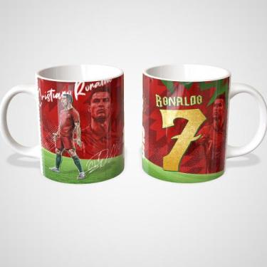 Imagem de Caneca Personalizada Craques da Copa do Mundo 2026 Cristiano Ronaldo -