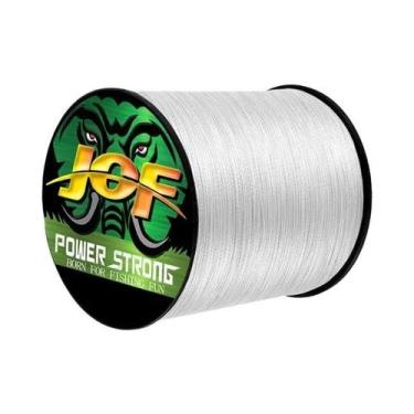 Imagem de Linha De Pesca Trançada PE Multifilamento JOF 300/100M Com 4 Fios, Dur