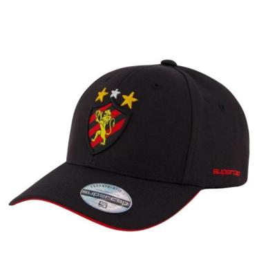 Imagem de Boné Supercap Sport Recife Bistretch, Preto