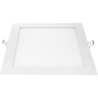 Imagem de 8 Painel Plafon Embutir Quadrado 18w Branco Frio 6500k Ps - Avant