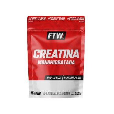 Imagem de Creatina Monohidratada 100 Pura FTW 500g Suplemento Em Pó Laudo Aprova