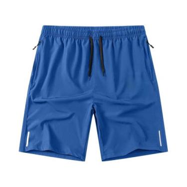 Imagem de Shorts Casuais Masculinos Para Corrida E Academia, Conjunto De 3 Peças