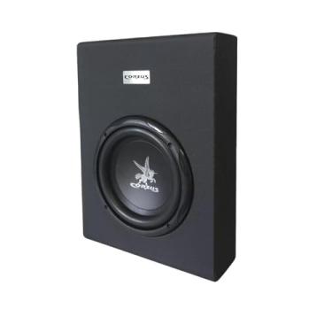Imagem de Caixa Subgrave Automotiva Amplificada Corzus CXS 303 Slim, MDF, Compacta, Ideal para Pi...