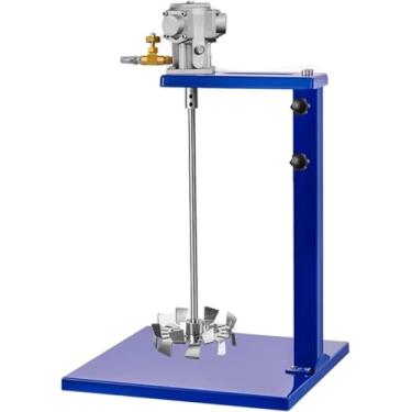 Imagem de Misturador pneumático de tinta, agitador de ar de tinta manual de 5 galões, com suporte de elevação, velocidade ajustável, ferramenta de mistura para produtos químicos de tinta líquida visco